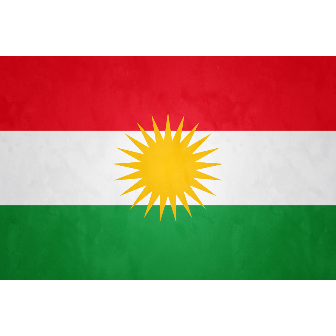 Kurdistan Flagge